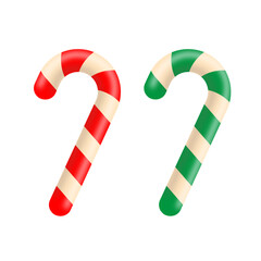 Colorful Christmas candies. Vector illustration. Flat style.	
