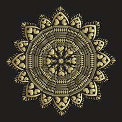 mandala background design with ornament