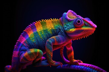 Chameleon with color