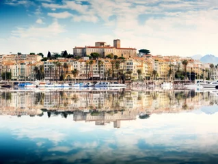 Foto op Canvas Panoramic view of the city of Cannes, France © Artemiy
