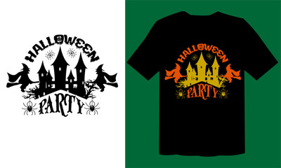 Halloween Party T Shirt File, Halloween SVG, Halloween Vector File
