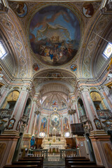 Fototapeta na wymiar San Bernardino church, Canale, Piedmont, Italy