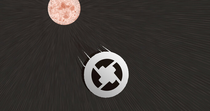 August 22th 2023. A coin 0x  crashing, the crypto $ZRX broke out below the limit, ZRX and falls underneath the price.