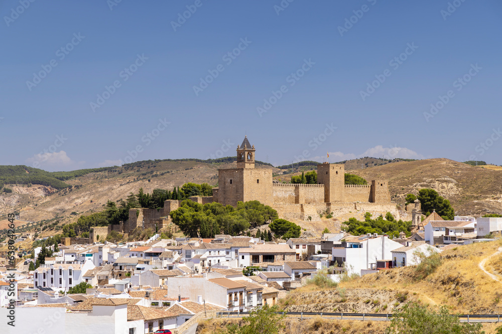 Sticker antequera castle, antequera, andalusia, spain