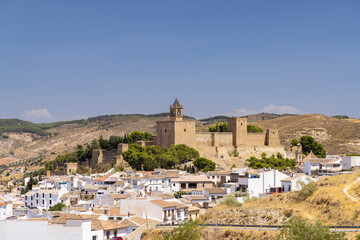 Fototapeta na wymiar Antequera castle, Antequera, Andalusia, Spain