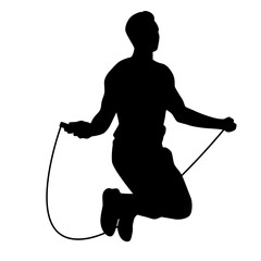 jump rope silhouette