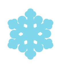 blue snowflakes. Isolated on transparent without shadow. PNG. For festive decor. Postcards, banners, flyers