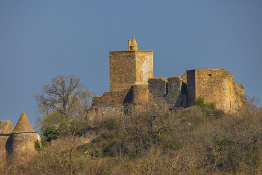 Brancion castle (Chateau de Brancion), Martailly-les-Brancion, Burgundy, France