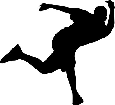 recommend clip art: Bowling player silhouettes