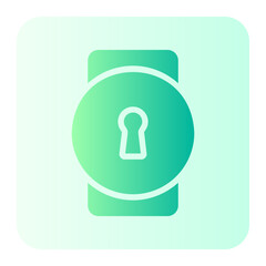 keyhole gradient icon