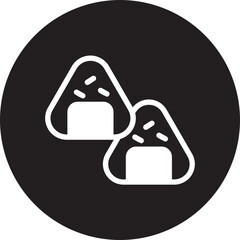 onigiri glyph icon