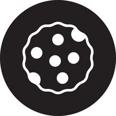 cookie glyph icon