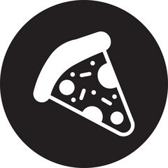 pizza glyph icon