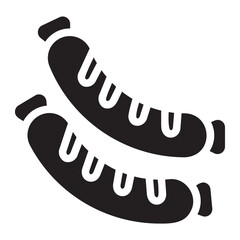 sausage glyph icon