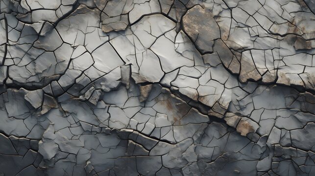 texture craquelure gris, g&eacute;n&eacute;r&eacute; par IA