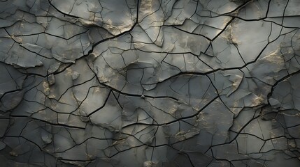 texture craquelure gris noir, généré par IA