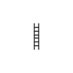 Ladder icon. Simple style Ladder poster background symbol. Ladder brand logo design element. Ladder t-shirt printing. Vector for sticker.