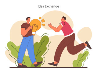 Idea exchange. Open-mindedness. The ability to accept new ideas