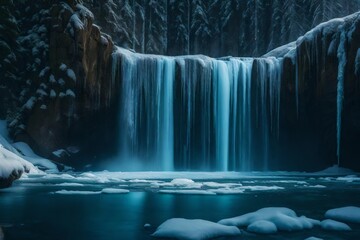 Fototapeta premium waterfall in the mountains