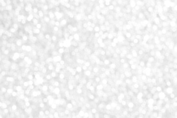 White and gray bokeh background. Photo can be used for the concepts of New Year, Christmas, Wedding Anniversary and all celebrations.