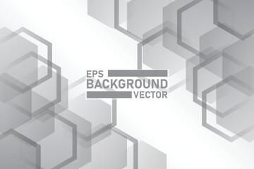 Design background image with hexagon or honeycomb in gray color.