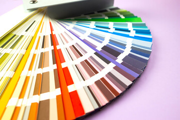 Catalog of color samples.
