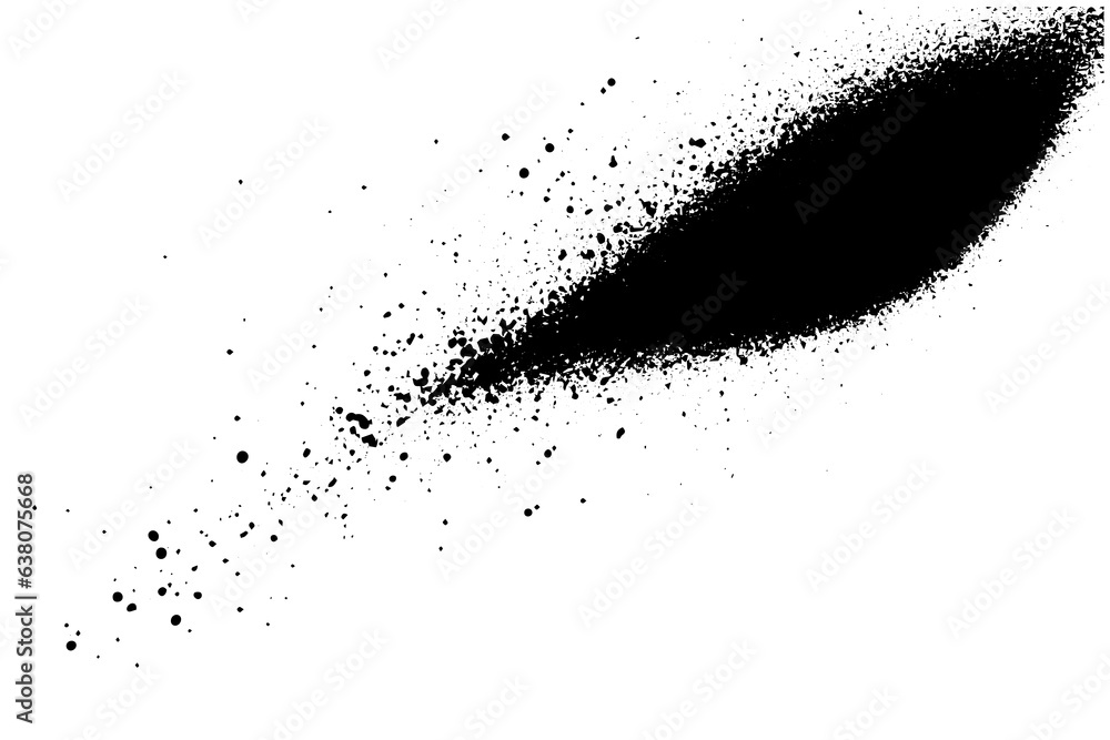 Poster gritty gravel texture. gradient halftone overlay backdrop. monochrome abstract splattered design vec