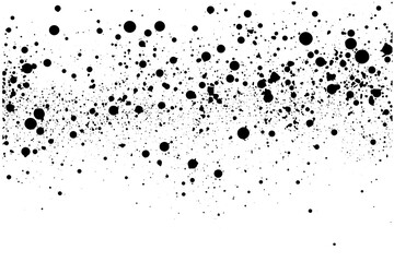 Fototapeta premium Gritty gravel texture. Gradient halftone overlay backdrop. Monochrome abstract splattered design vector background.