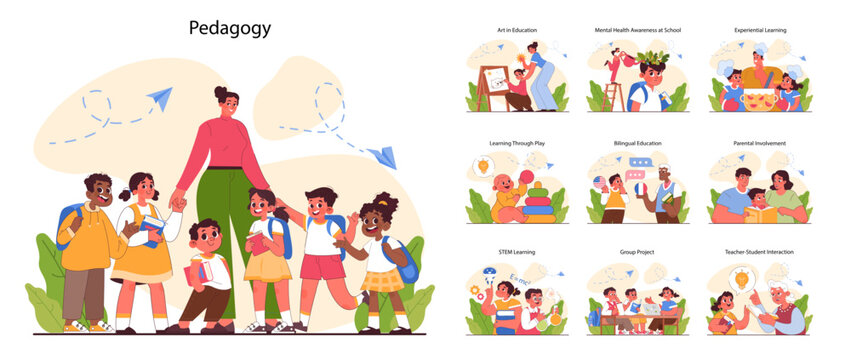 Pedagogy set. Methods of children upbringing and education. Primary