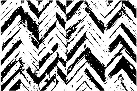 Herringbone grunge woven seamless swatch pattern. Distressed texture of weaving fabric. Abstract halftone vector illustration.