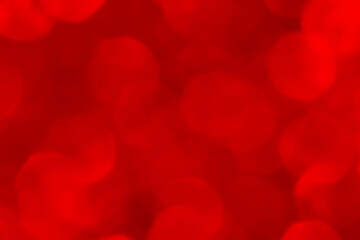 Red bokeh texture background.  Christmas, New Year, Valentine, Chinese New Year and all celebration background concepts.