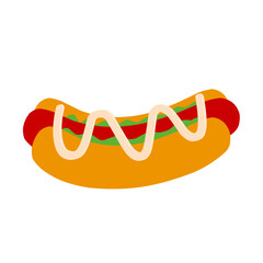 Hot dogs with mustard