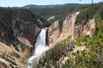 waterfall in yosemite
