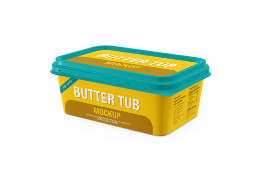 Butter Tub Mockup