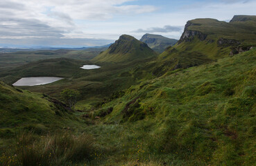 Quiraing hike on Isle of Skye in Scotland