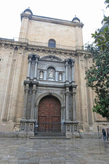 Exterior of Granada Cathedral in Spain