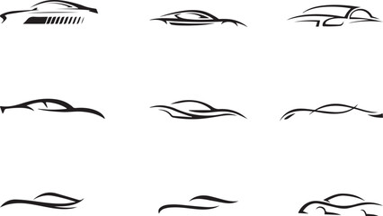 Set of car vector art design line draw, car, icon, auto, vector, truck, vehicle, transportation, transport, automobile, set, illustration, silhouette, van, bus, symbol, traffic, logo, sedan, sport 