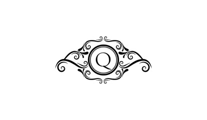 Luxury Royal Flower Logo Q