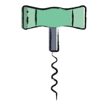 Hand drawn Cockscrew icon
