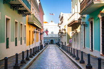 Old San Juan ,.Governors Mansion.San Juan ,Puerto Rico,.USA,Caribbean