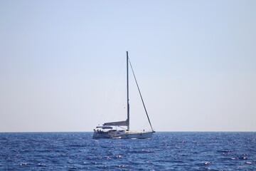 sailing on the sea