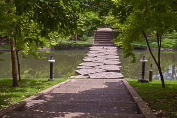 Chatuchack city park in Bangkok, Thailand