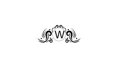 Luxury Royal Wings Logo W