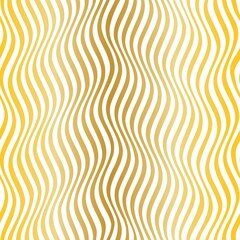 seamless gradient metallic gold wave pattern