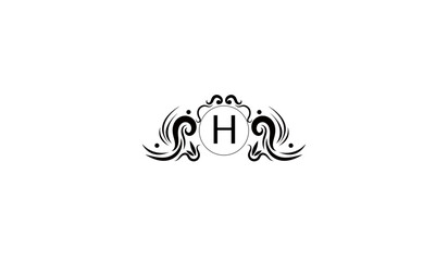 Luxury Royal Wings Logo H