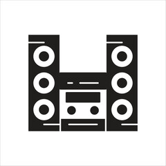 sound vector icon line template