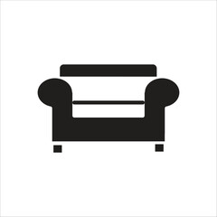 sofa vector icon line template