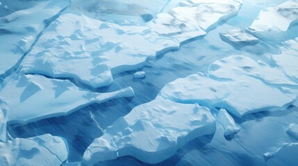 melting glaciers, a powerful symbol of global warming generative ai