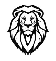 lion head vector