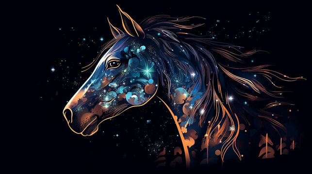 cavalo símbolos de poder, força, liberdade, virilidade, velocidade, autoconfiança, espiritualidade e beleza.